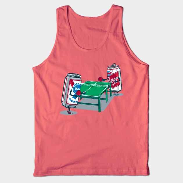 Beer Pong Tank Top by bennyd302